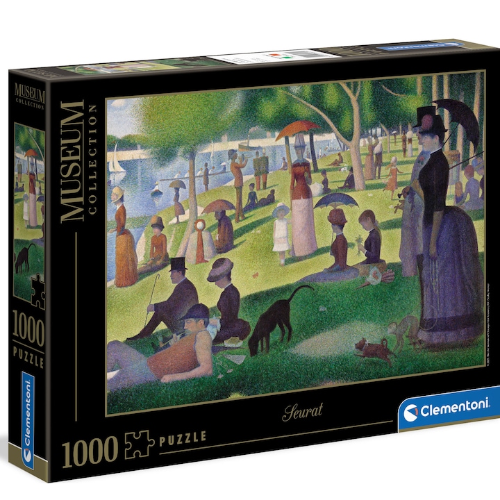 Пъзел Clementoni - Museum Seurat, Sunday on la grande, 1000 части