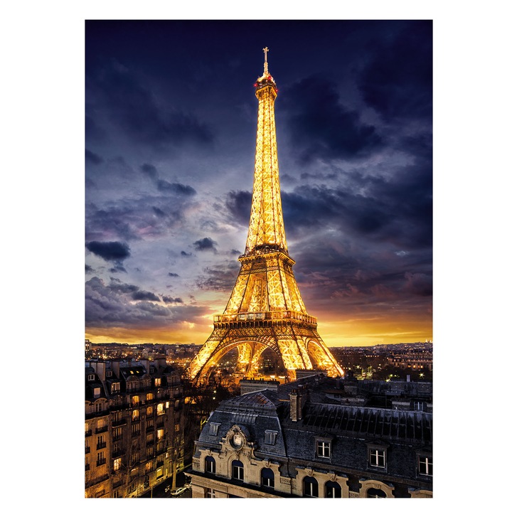 Пъзел Clementoni - Turnul Eiffel, 1000 части