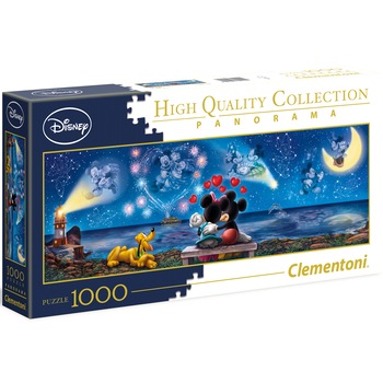Puzzle Clementoni - Mickey & Minnie, 1000 piese Puzzle Clementoni - Mickey & Minnie, 1000 piese
