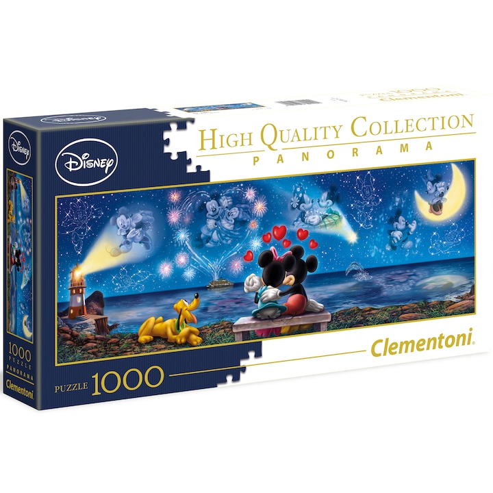 Clementoni Puzzle, Mickey & Minnie egér, 1000 db