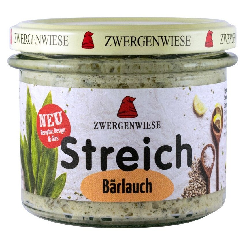 Crema tartinabila bio vegetala cu leurda, 180 g Zwergenwiese