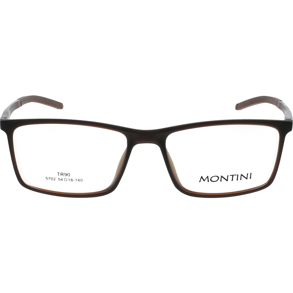 Rame ochelari de vedere pentru barbati Montini 5702 C3, Maro, 54 mm