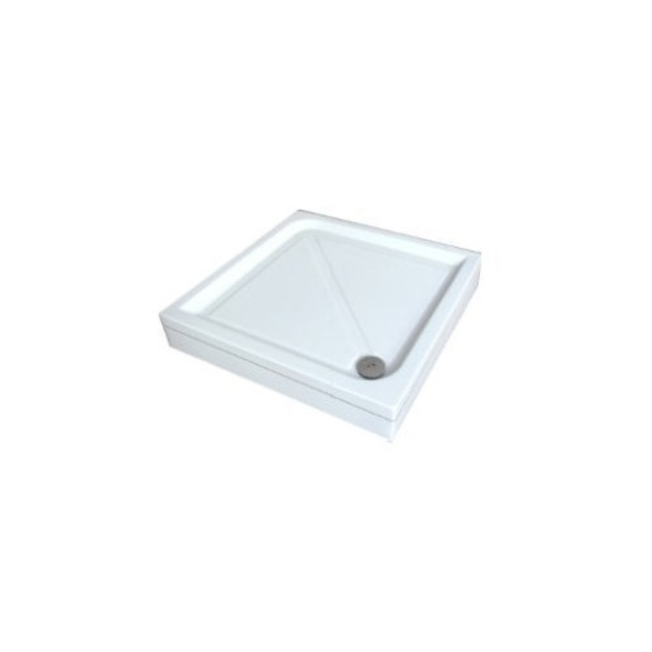 Pachet Cadita de dus patrata Fibrex Elena, 90x90x13 cm, Acril