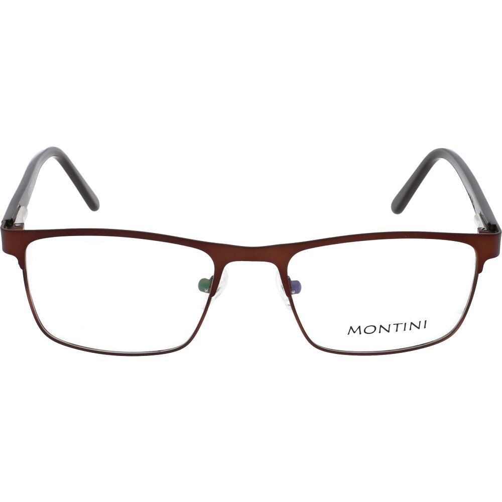 Rame ochelari de vedere pentru barbati Montini MMT088 C3, Maro, 53 mm