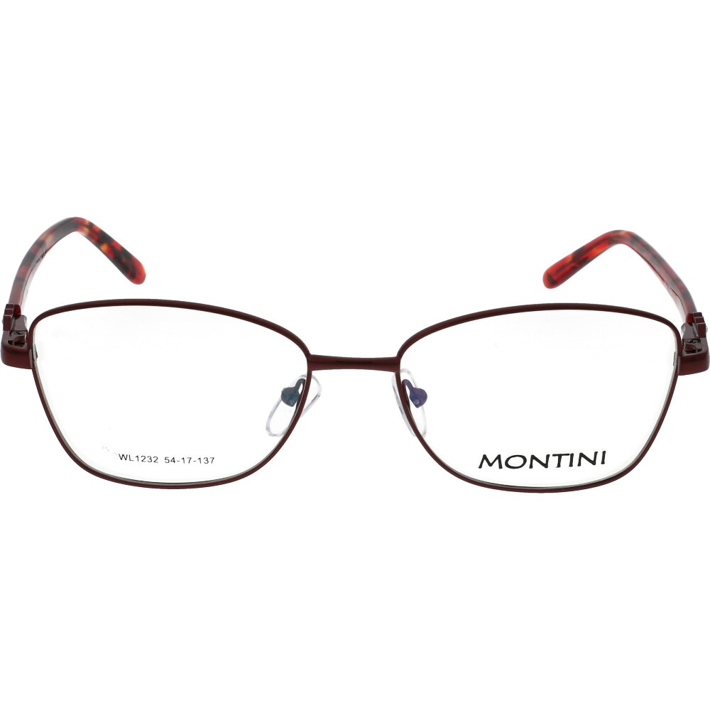 Rame ochelari de vedere de dama Montini WL1232 C5, Visiniu, 54 mm