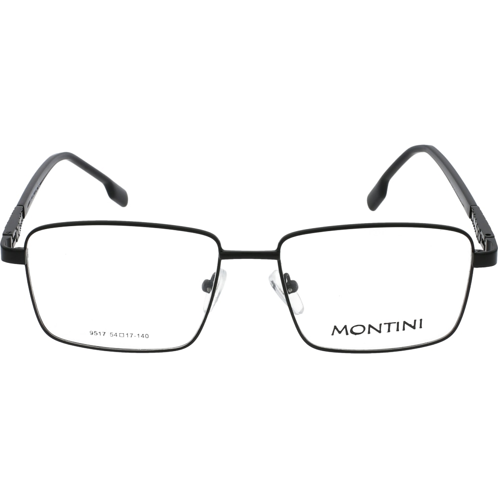 Rame ochelari de vedere pentru barbati Montini 9517 C1, Negru, 54 mm