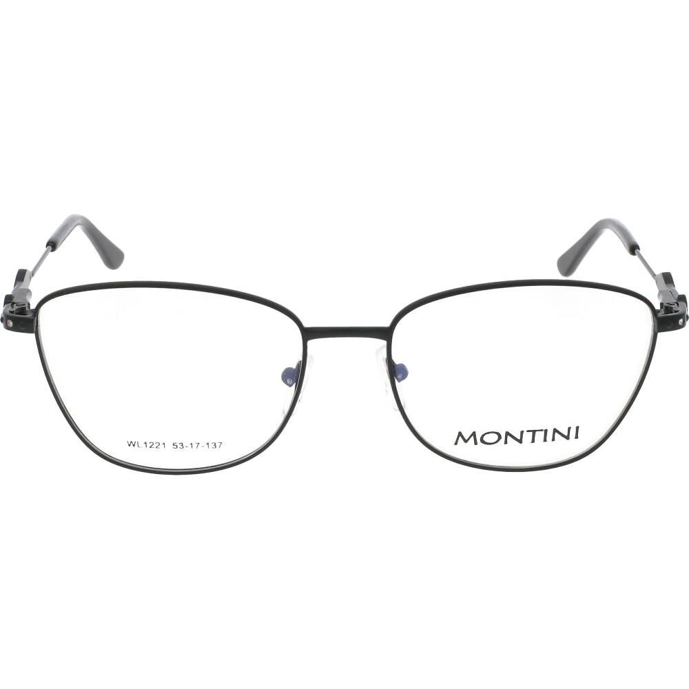 Rame ochelari de vedere de dama Montini WL1221 C1, Negru, 53 mm
