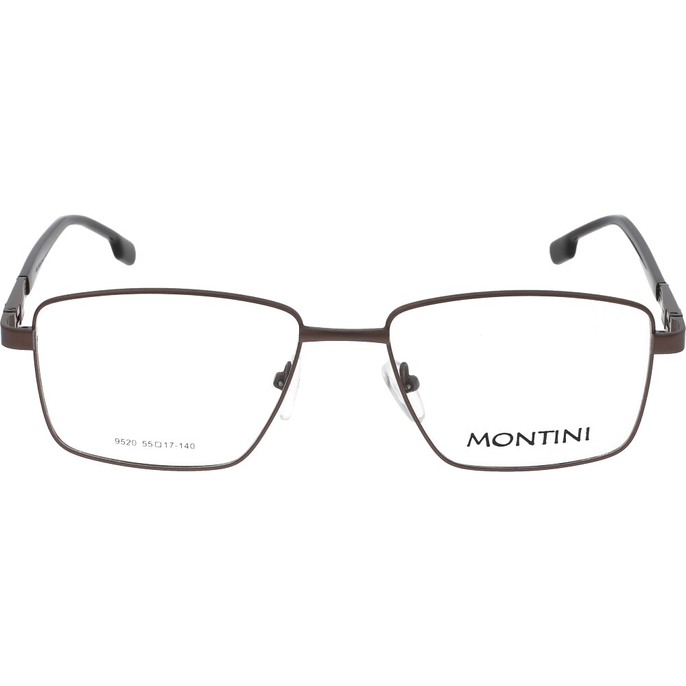 Rame ochelari de vedere pentru barbati Montini 9520 C5, Maro, 55 mm
