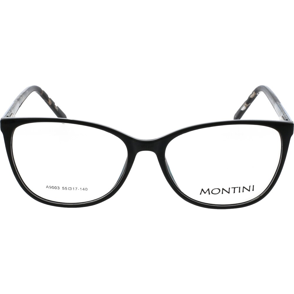 Rame ochelari de vedere de dama Montini A9003 C1, Negru, 55 mm