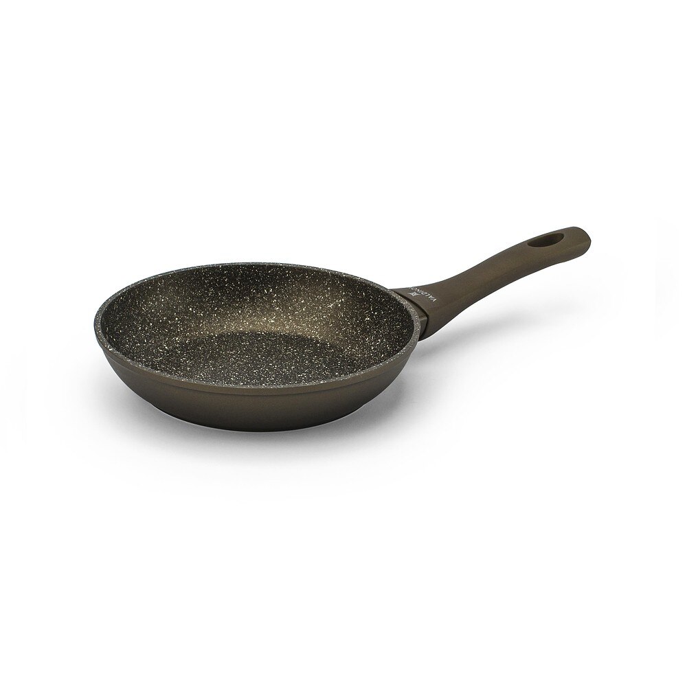 Tigaie antiaderenta VALDINOX AURUM, Aluminiu, 20 cm, Maro inchis