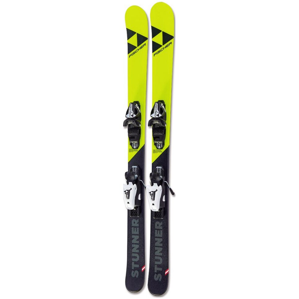 Schiuri Fischer S STUNNER cu legatura, 161cm, galben