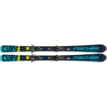 Schiuri Fischer THE CURV PRO cu legatura, pentru femei, 140cm, albastru Schiuri Fischer THE CURV PRO cu legatura, pentru femei, 140cm, albastru
