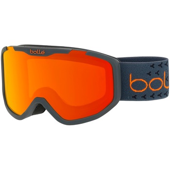 Ochelari ski Bolle ROCKET PLUS Cat 2, pentru copii, gri/portocaliu Ochelari ski Bolle ROCKET PLUS Cat 2, pentru copii, gri/portocaliu