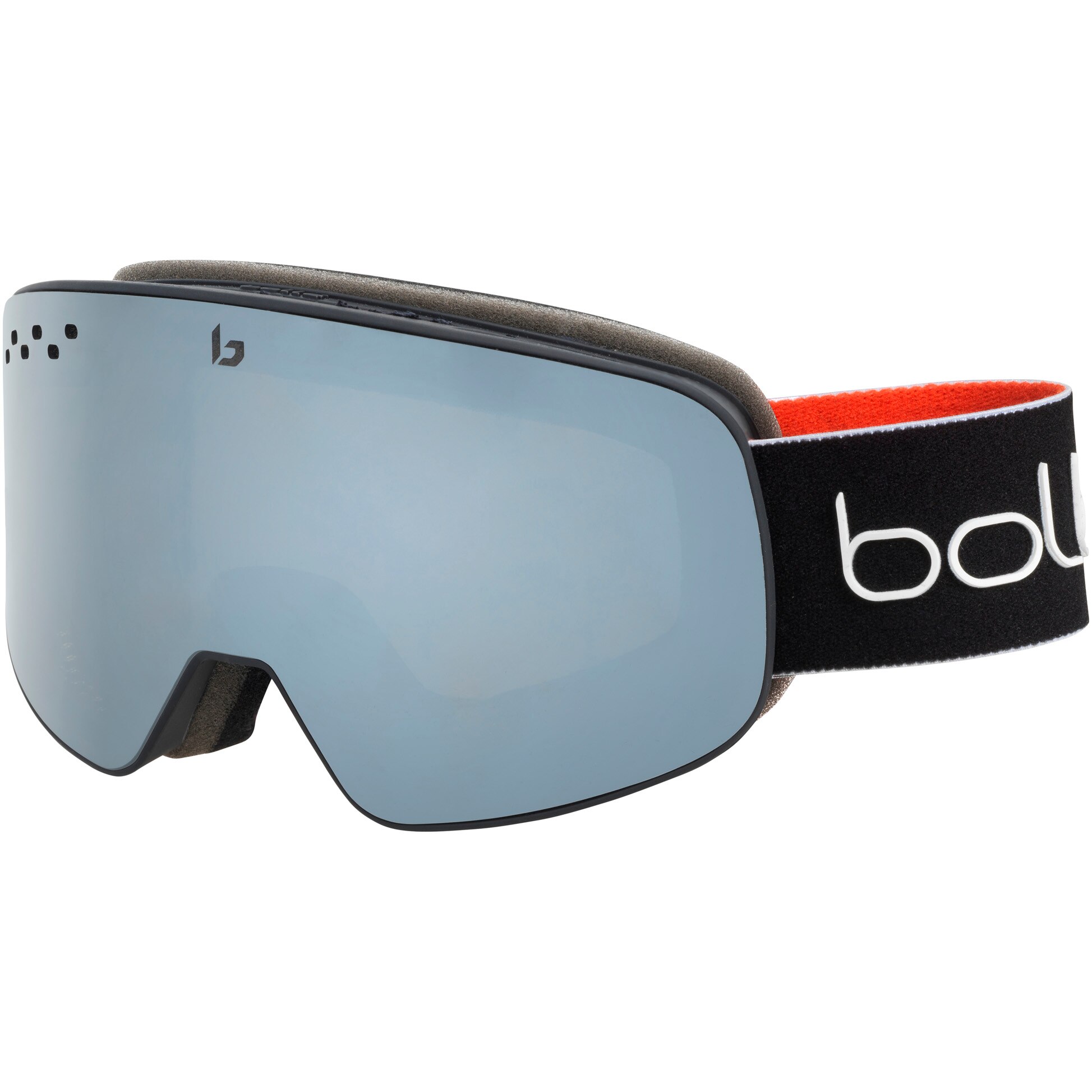 Ochelari ski Bolle NEVADA Cat 3, negru/rosu mat
