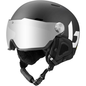 Casca ski Bolle MIGHT VISOR Cat 2, S(52-55cm), negru mat Casca ski Bolle MIGHT VISOR Cat 2, S(52-55cm), negru mat