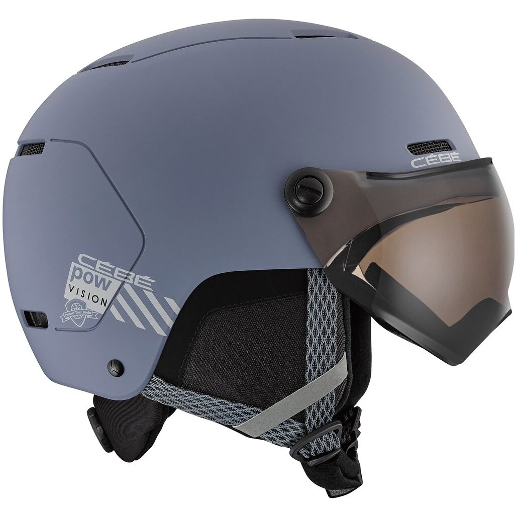 Casca ski Cebe POW VISION Cat 1 to 3, M(56-58cm), albastru inchis mat