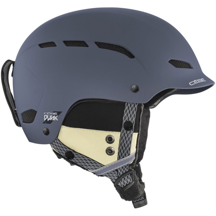 Casca ski Cebe DUSK negru mat, Albastru inchis, M (56-58cm)