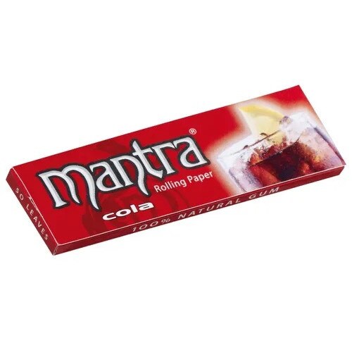 Foite pentru rulat tutun cu aroma de cola Mantra 78mm / 1.1/4 50 bucati