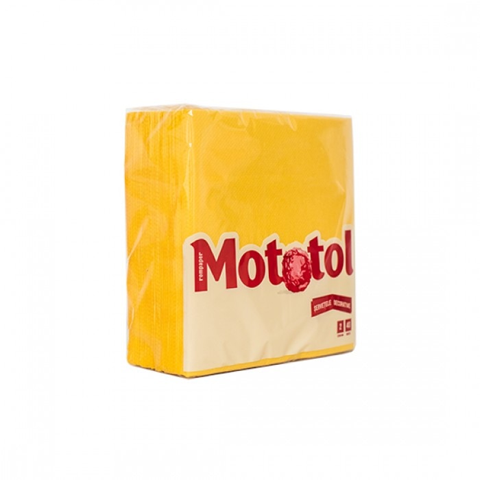 Servetele de masa, 33x33cm, 40 buc/set, galben