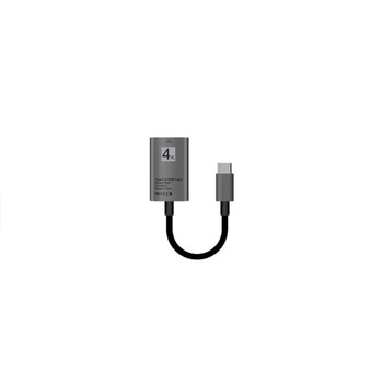 Cablu USB 3.1 Type C la HDMI 4K (mama) pentru dispozitivele cu mufa Tip C, Negru Cablu USB 3.1 Type C la HDMI 4K (mama) pentru dispozitivele cu mufa Tip C, Negru
