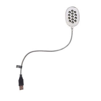 Lampa LED Esperanza EA120, brat flexibil 20 cm, conector USB Tip A, argintie cu negru Lampa LED Esperanza EA120, brat flexibil 20 cm, conector USB Tip A, argintie cu negru