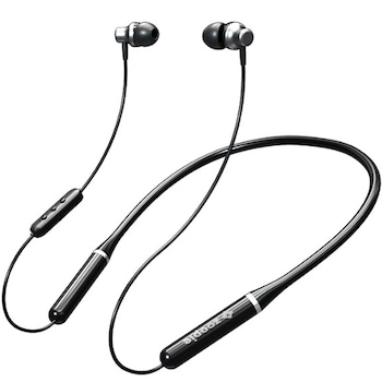 Casti wireless sport, Zoopie®BOLT, Bluetooth 5.1, Handsfree, True Wireless Stereo, IPX3, Prindere magnetica, Negru Casti wireless sport, Zoopie®BOLT, Bluetooth 5.1, Handsfree, True Wireless Stereo, IPX3, Prindere magnetica, Negru