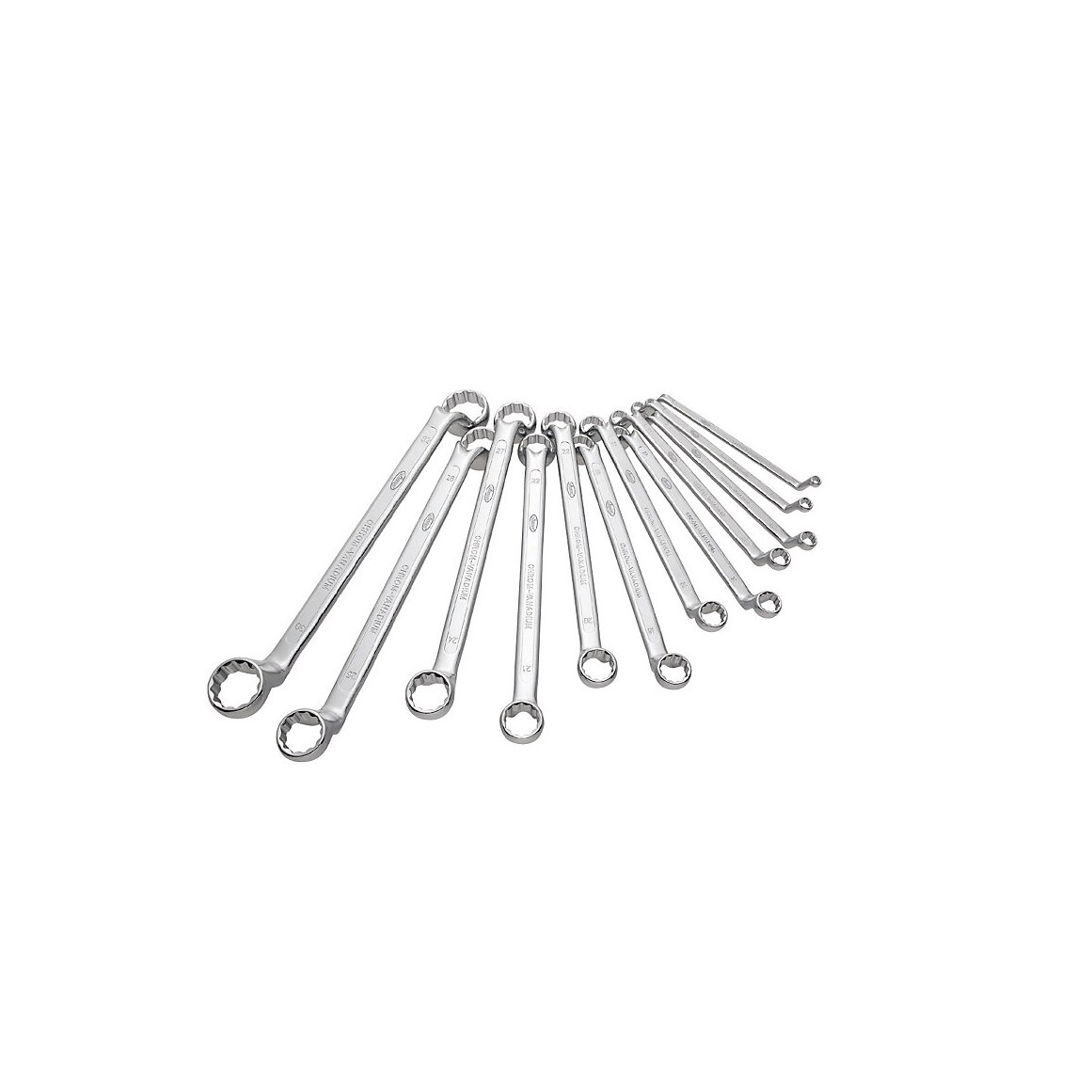 Set de 12 Chei Inelare Total cu Cot 6-32mm Industrial