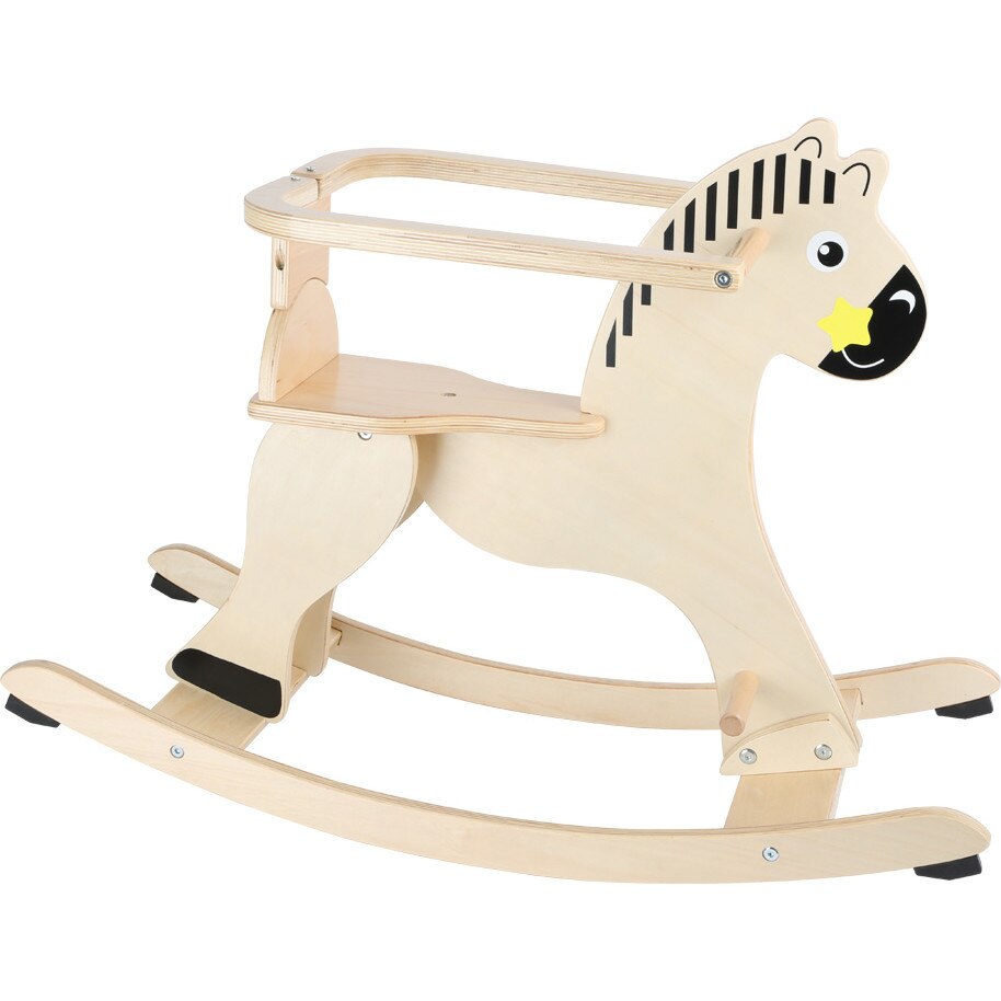 Balansoar calut cu protectie culoare bej 77x28x57 cm sezut 33 cm greutate maxima 25kg Small Foot