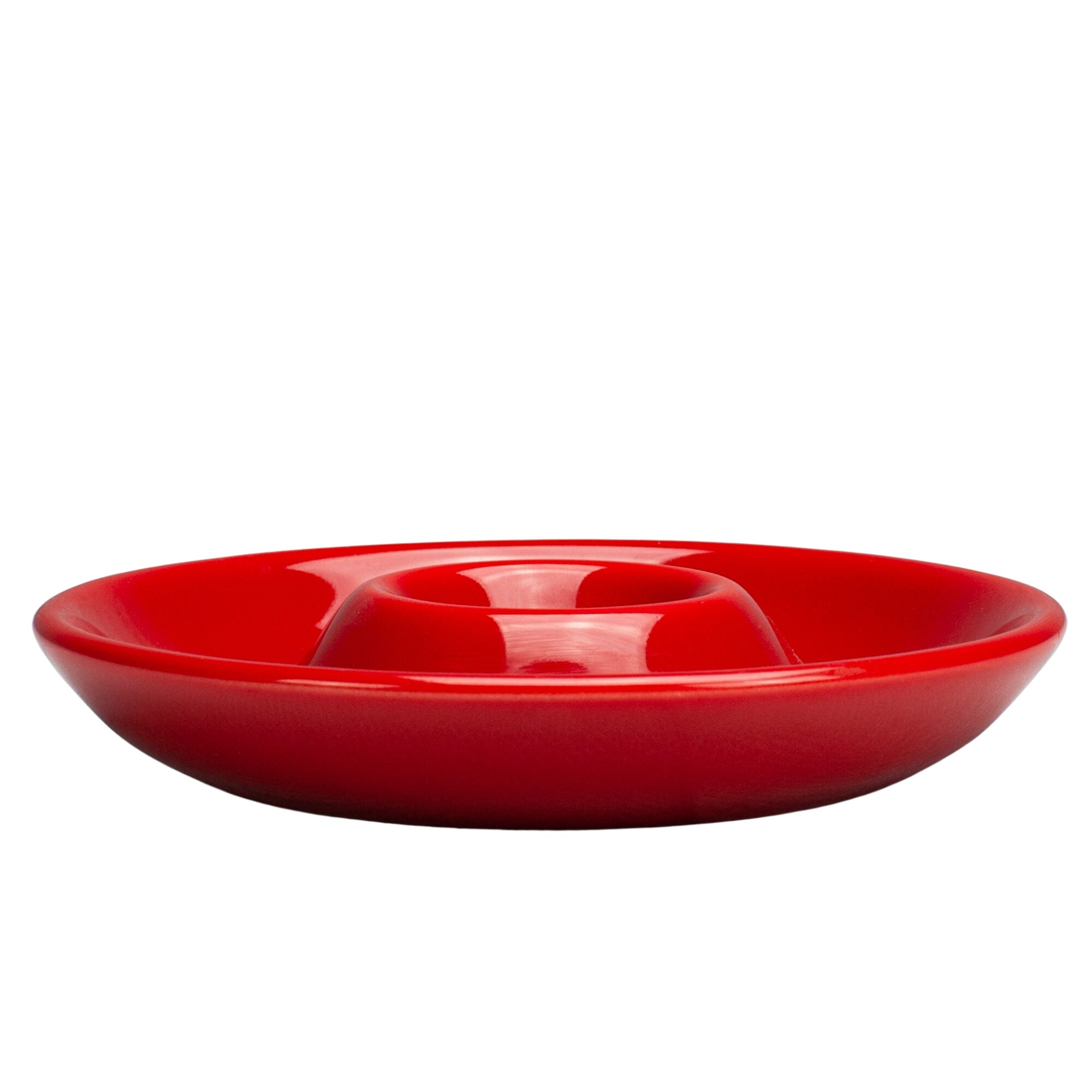 Suport de ou, Cesiro, Ø 12 cm, Rosu Intens