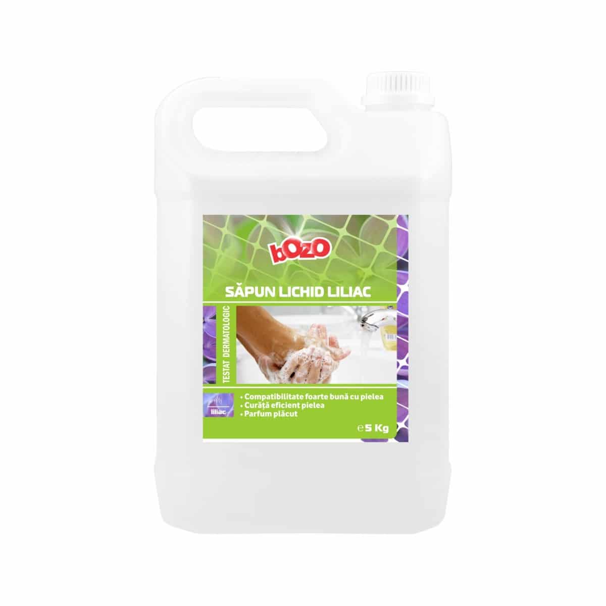 Sapun lichid Liliac, Bozo, 5 kg