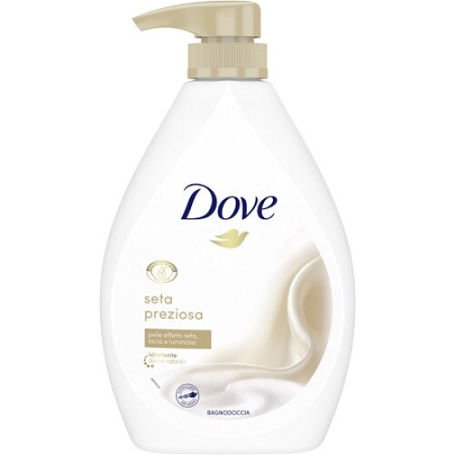 Gel de dus Dove Seta Preziosa cu pompita, capacitate 720 ml