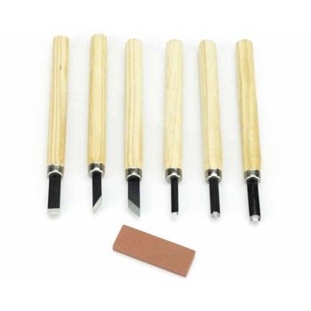 Set daltite pentru sculptura lemn, 6 buc Set daltite pentru sculptura lemn, 6 buc
