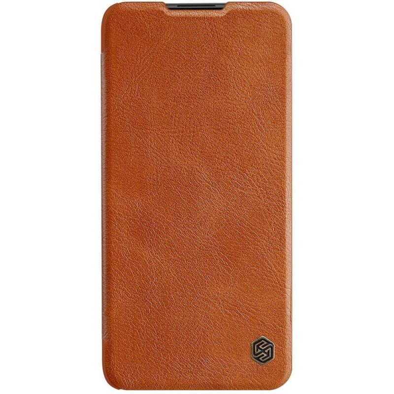 Husa Nillkin Qin Leather compatibila cu Xiaomi Redmi Note 9T Brown