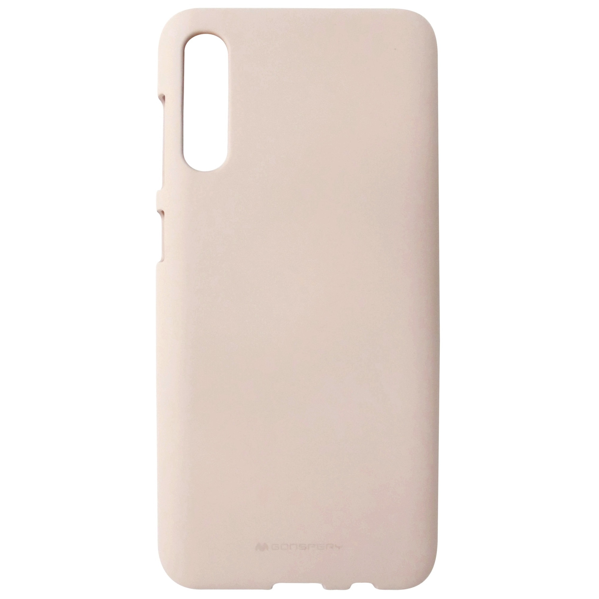 Husa silicon Mercury Goospery Soft Feeling bej pentru Samsung Galaxy A30s, A50