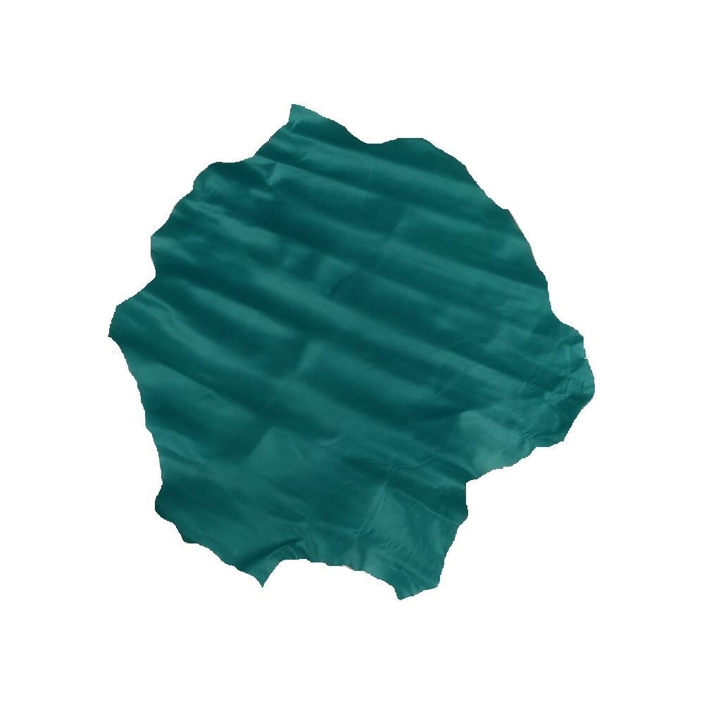 Piele capra, captuseala verde lucios, 0,6-0,8mm