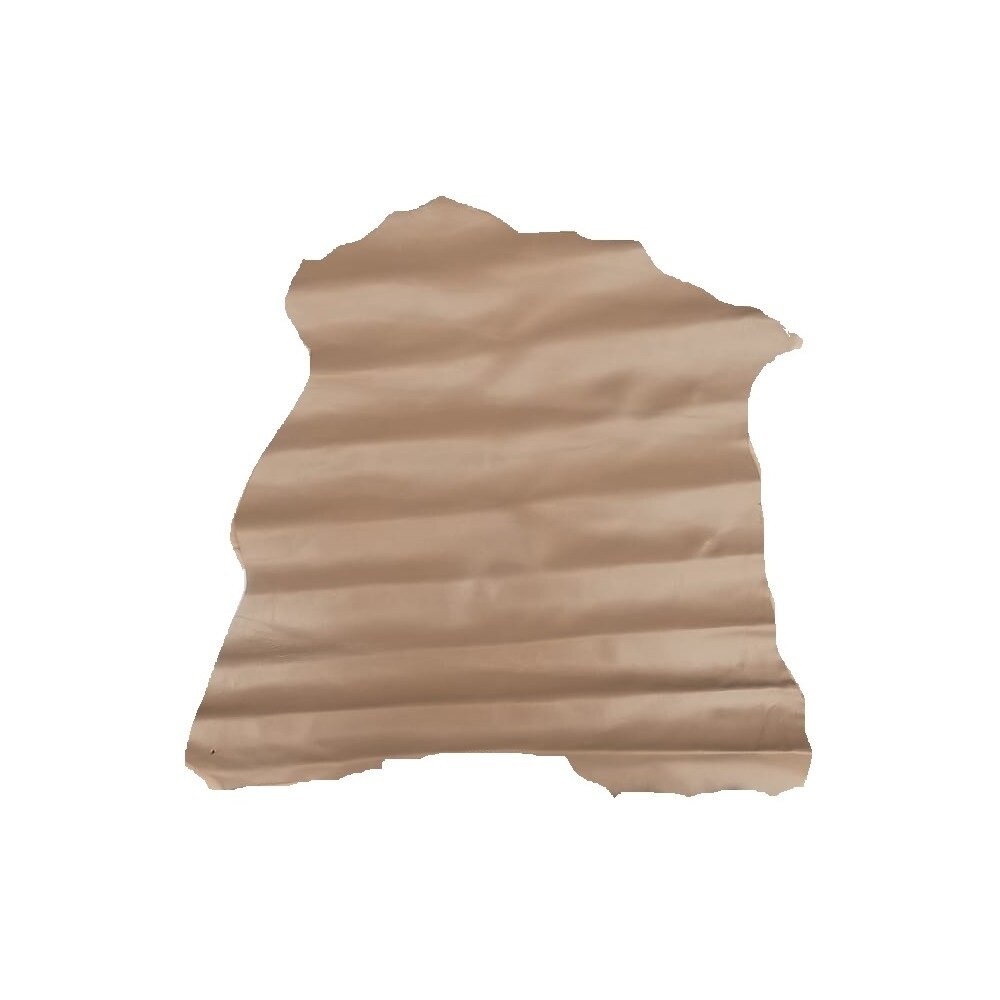 Piele capra, captuseala culoare maro lucios, 0.6-0.8mm