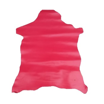 Piele capra, captuseala fucsia lucios, 0.6-0.8mm Piele capra, captuseala fucsia lucios, 0.6-0.8mm