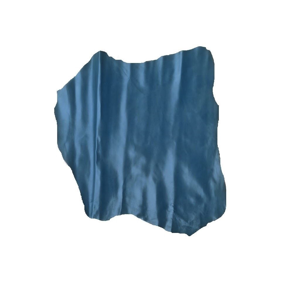 Piele capra, captuseala albastru lucios, 0.6-0.8mm