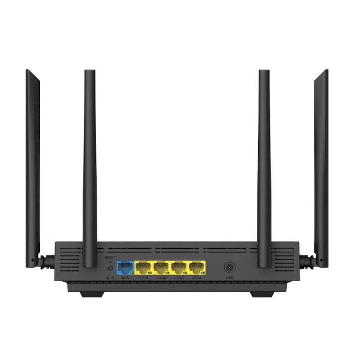 Router Stonet Mesh AX1800,5 porturi Gigabit, WiFi 6 cu 4 antene x 6dB, multiSSID