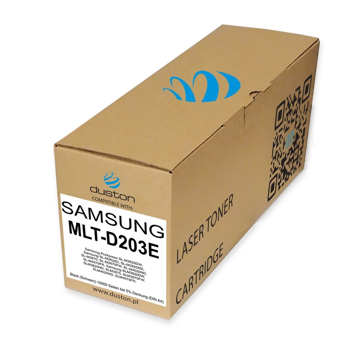 Toner compatibil cu Samsung Duston, 10000 pagini, MLTD203E, MLT-D203E, Negru