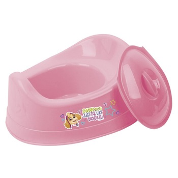 Olita cu capac din plastic, Paw Patrol, roz Olita cu capac din plastic, Paw Patrol, roz