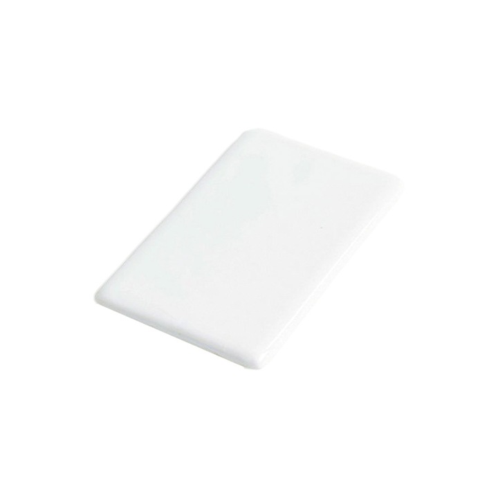 Сублимируем магнит за хладилник, керамичен, Createur, бял, 7 x 5 см