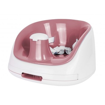 Scaun de masa, Booster Coral Baza Alba 4 Luni+ Scaun de masa, Booster Coral Baza Alba 4 Luni+