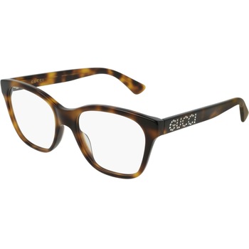 Rame ochelari de vedere de dama Gucci GG0420O 002, Havana, 52 mm Rame ochelari de vedere de dama Gucci GG0420O 002, Havana, 52 mm