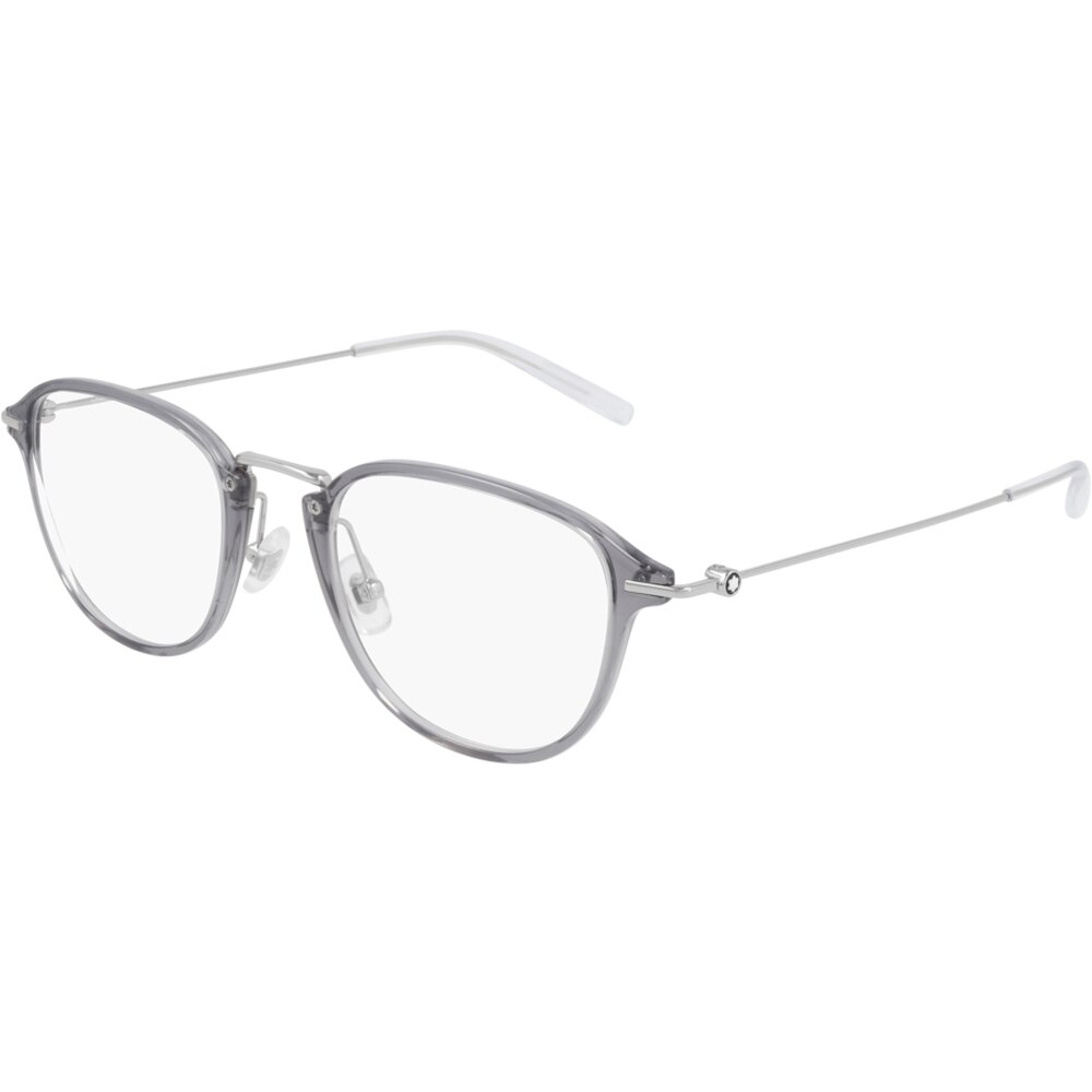 Rame ochelari de vedere pentru barbati Montblanc MB0155O 004, Gri, 51 mm