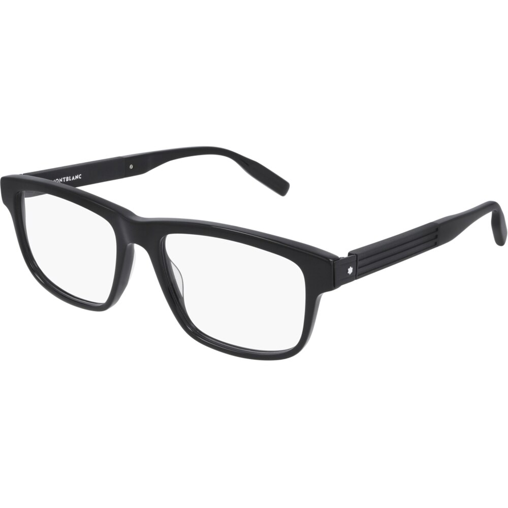 Rame ochelari de vedere pentru barbati Montblanc MB0165O 004, Negru, 57 mm