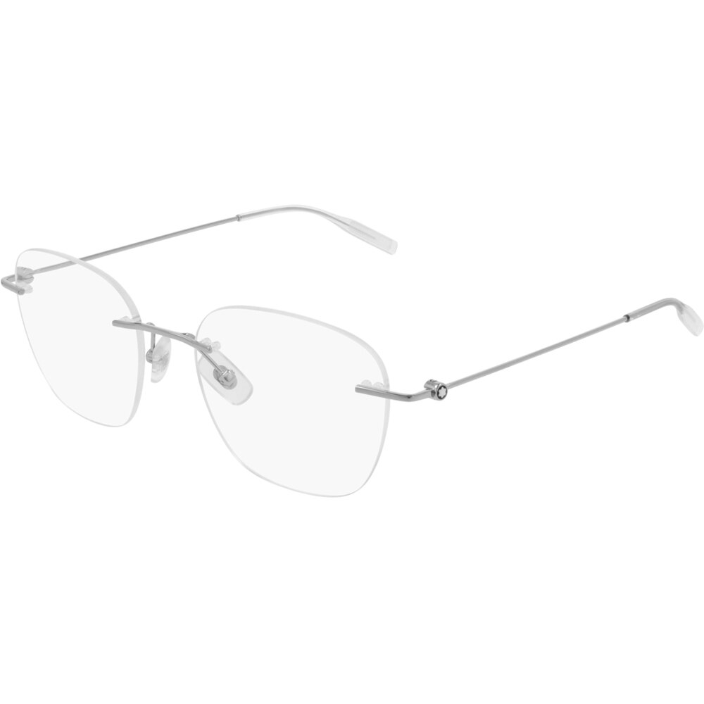 Rame ochelari de vedere pentru barbati Montblanc MB0101O 005, Argintiu, 54 mm