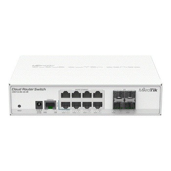 Switch Cloud Router 8 Gigabit, 4 SFP 1.25 Gbps - Mikrotik CRS112-8G-4S-IN Switch Cloud Router 8 Gigabit, 4 SFP 1.25 Gbps - Mikrotik CRS112-8G-4S-IN