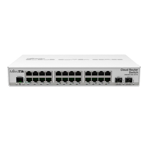Switch Cloud Router 24 Gigabit, 2 SFP+ - Mikrotik CRS326-24G-2S+IN