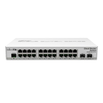 Switch Cloud Router 24 Gigabit, 2 SFP+ - Mikrotik CRS326-24G-2S+IN Switch Cloud Router 24 Gigabit, 2 SFP+ - Mikrotik CRS326-24G-2S+IN